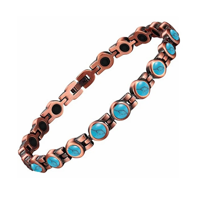2023 New Dragon Pattern Twisted Healthy Magnetic Magnet Bracelet for Women Power Therapy Magnets Bracelets Bangles for Women Men