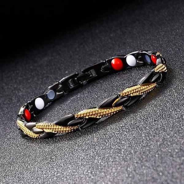 2023 New Dragon Pattern Twisted Healthy Magnetic Magnet Bracelet for Women Power Therapy Magnets Bracelets Bangles for Women Men