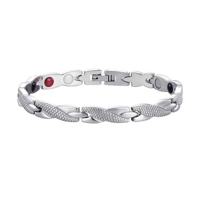 2023 New Dragon Pattern Twisted Healthy Magnetic Magnet Bracelet for Women Power Therapy Magnets Bracelets Bangles for Women Men
