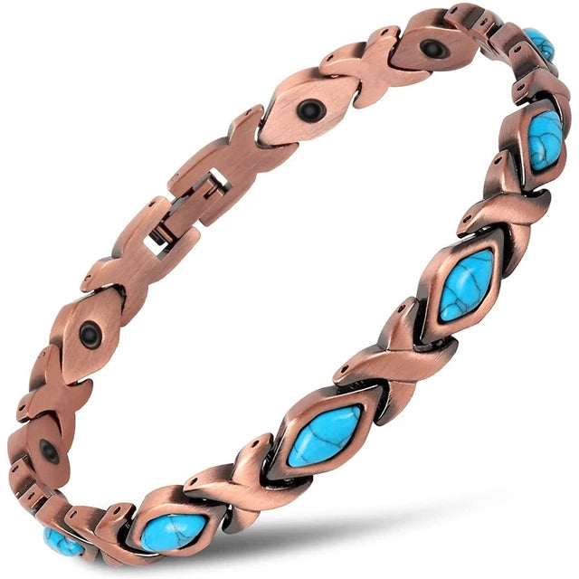2023 New Dragon Pattern Twisted Healthy Magnetic Magnet Bracelet for Women Power Therapy Magnets Bracelets Bangles for Women Men