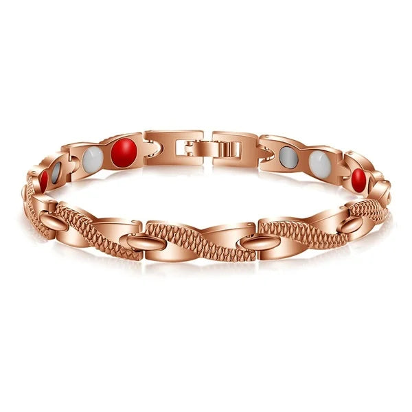 2023 New Dragon Pattern Twisted Healthy Magnetic Magnet Bracelet for Women Power Therapy Magnets Bracelets Bangles for Women Men