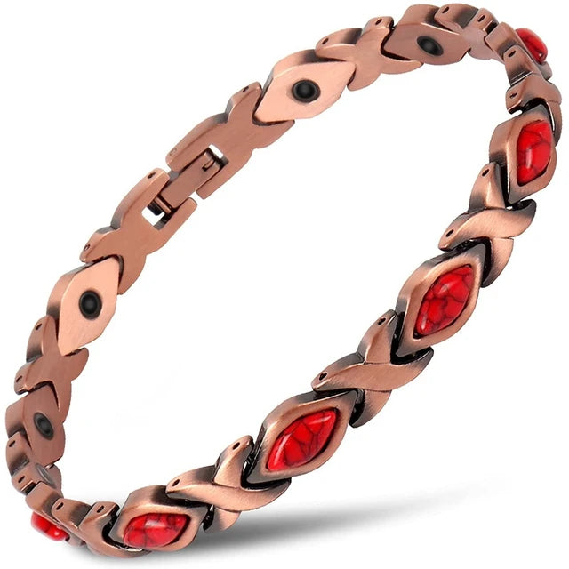 2023 New Dragon Pattern Twisted Healthy Magnetic Magnet Bracelet for Women Power Therapy Magnets Bracelets Bangles for Women Men