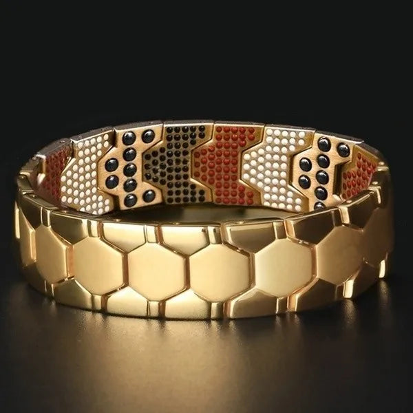 2023 New Dragon Pattern Twisted Healthy Magnetic Magnet Bracelet for Women Power Therapy Magnets Bracelets Bangles for Women Men