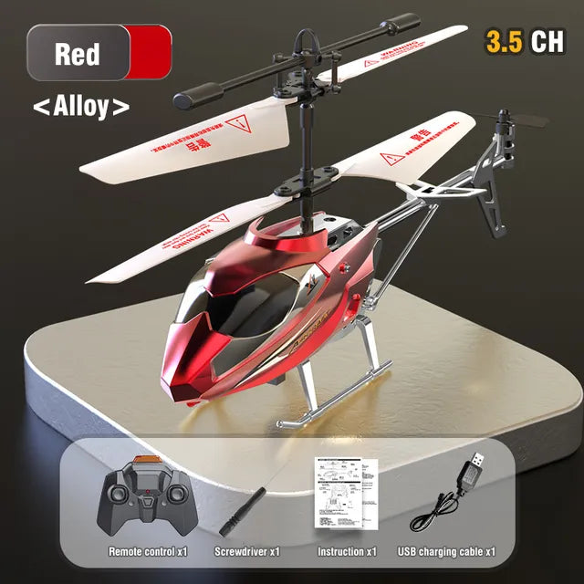 3.5CH RC Helicopter with Light Fall Resistant XK913 Remote Control Helicopter Plane Aircraft Flying Kids Toys for Boys Gifts