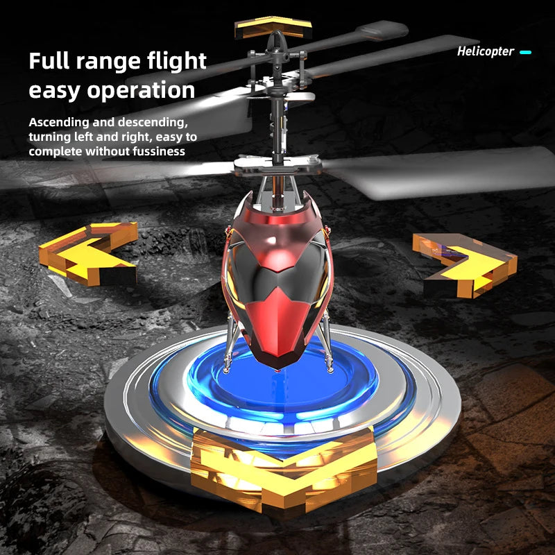 3.5CH RC Helicopter with Light Fall Resistant XK913 Remote Control Helicopter Plane Aircraft Flying Kids Toys for Boys Gifts
