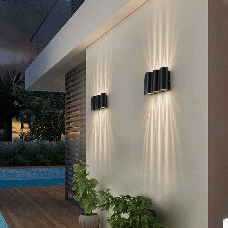 LED outdoor up and down spotlight waterproof courtyard light