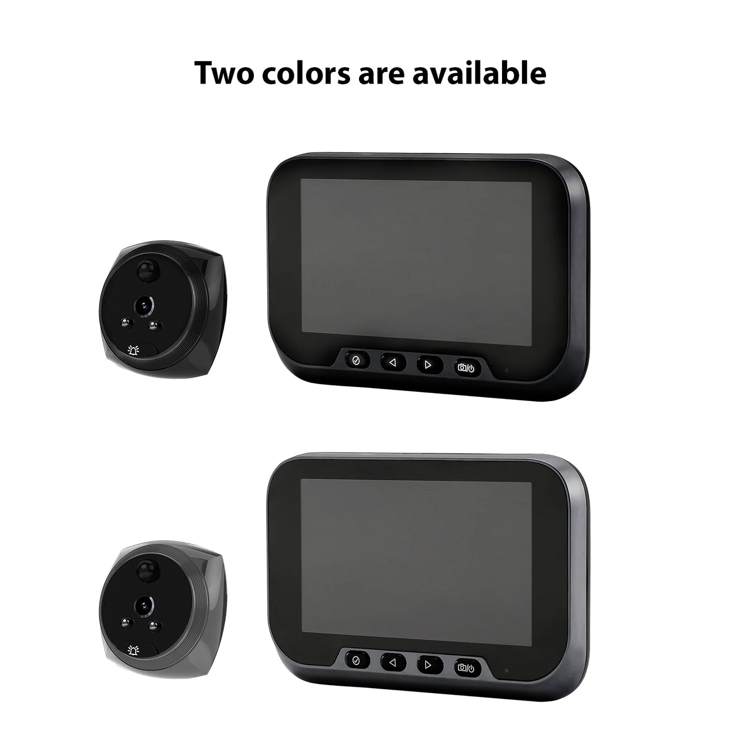 1080P 2MP Peephole Camera Doorbell for Apartment Door LCD Digital Peephole Viewer Doorbell Color Infrared Camera Door Monitor