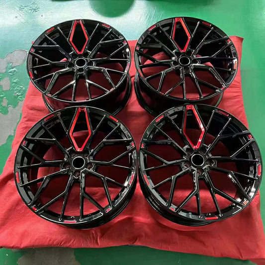 16 17 18 19 20 21 22 23Inch Customized Alloy Car Rims Forged Car Wheels For Audi Benz Bmw Tesla Nio Zeekr