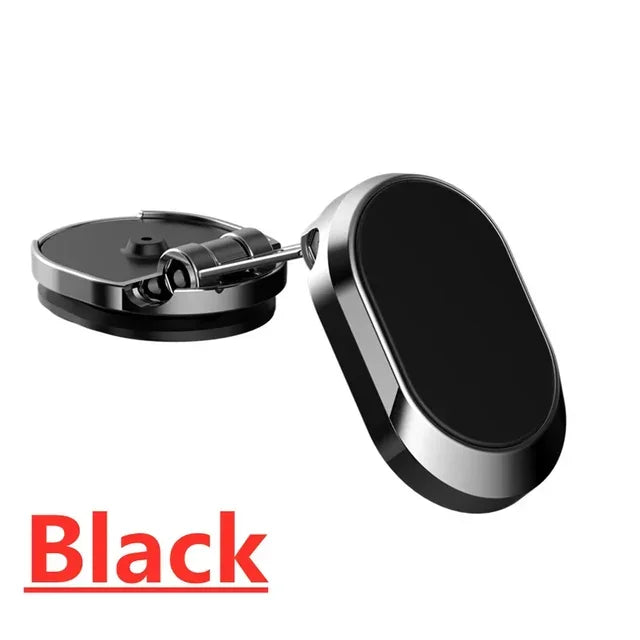 2024 Car Magnetic Phone Holder Folding Strong Magnet Mount Mobile Phone Metal Stand GPS Support for IPhone 13 12 Xiaomi Samsung