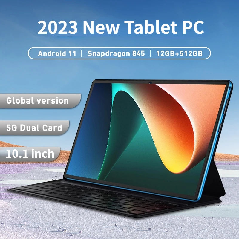 2024 New 4G LTE Global Version tablet 10.1 inch Android 12.0 Tablet PC 12GB RAM 512GB ROM WiFi 4G LTE IPS Computer tablet