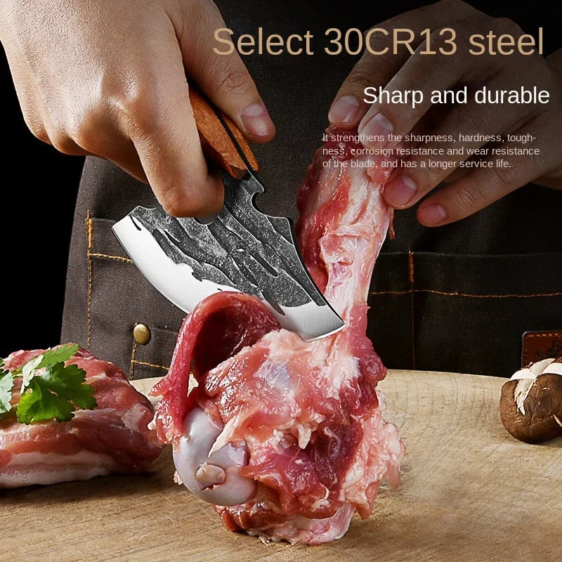 2024new Pick Bones Dedicated Knife Hand-Forged Meat Cutting Knife Slaughter Professional Meat Selling Knife