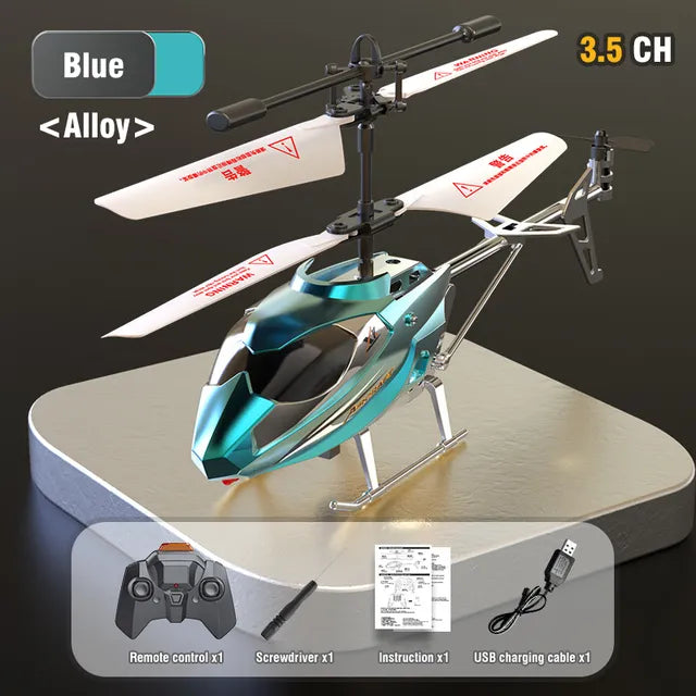 3.5CH RC Helicopter with Light Fall Resistant  XK913 Remote Control Helicopter Plane Aircraft Flying Kids Toys for Boys Gifts