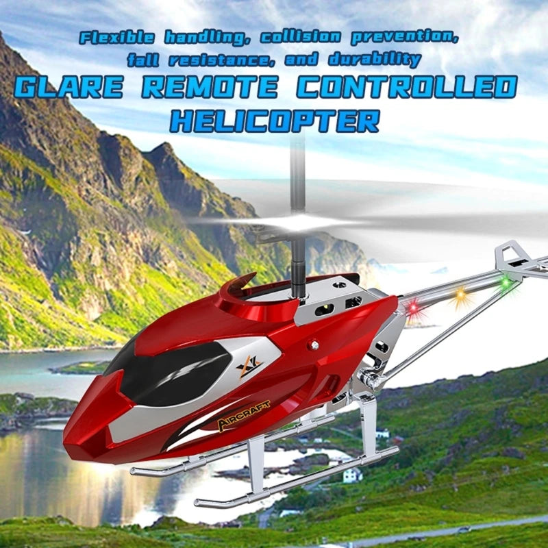 3.5CH RC Helicopter with Light Fall Resistant  XK913 Remote Control Helicopter Plane Aircraft Flying Kids Toys for Boys Gifts