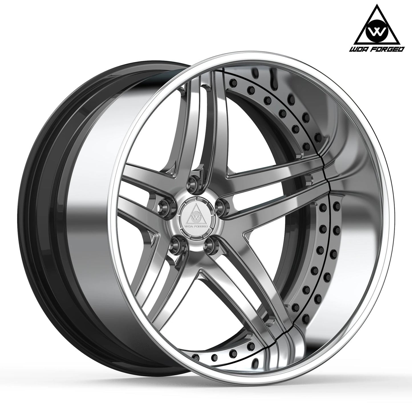 3 Piece Forged Wheels 19 Inch 5X120 Passenger Car Rims Aluminum Customized Lightweight Wheels Aluminum Wheels