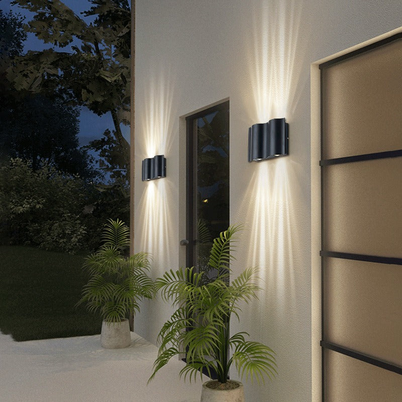 LED outdoor up and down spotlight waterproof courtyard light