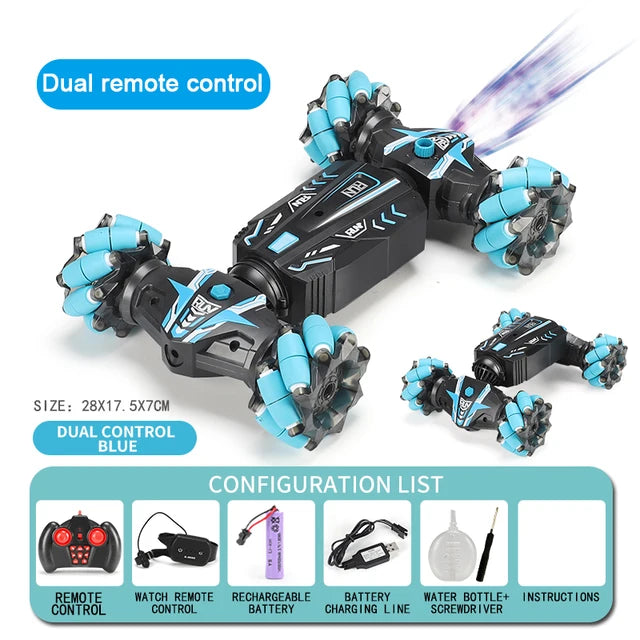 4Wd  RC Car Toy  Gesture Sensing Spray Twisting Stunt Drift Car Radio  Remote Controlled Cars RC Toys for Children Boys Adults