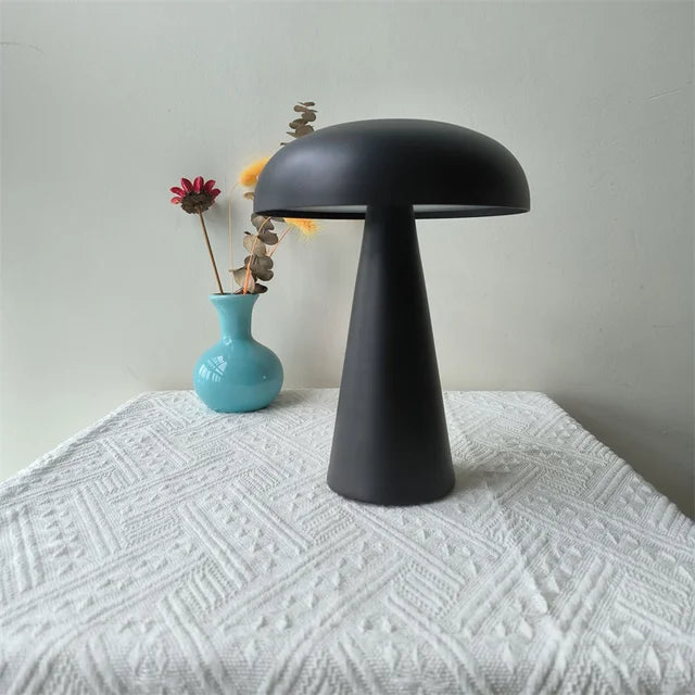 New rechargeable touch mushroom table lamp creative bedside eye protection table lamp restaurant bar atmosphere table lamp