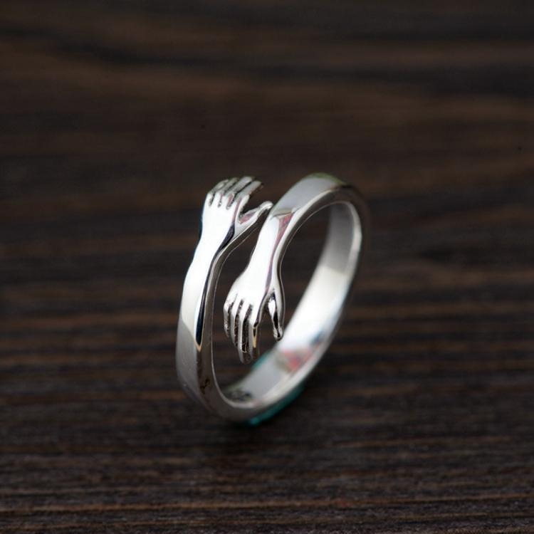 Sterling Silver Ring Adjustable Couple Ring