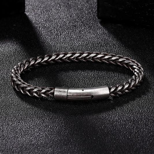 Clearance Sale Vintage Style 316L Stainless Steel Bicycle Link Chain Bracelets Men Hip Hop Biker Bracelet Hand Jewelry Gift