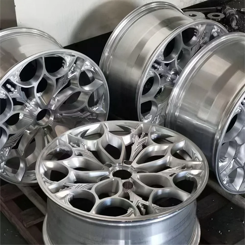 Custom Luxury Silver 5 Hole 5x114.3/120 Alloy Forged Racing Car Rim 18/19/20/21 Inch Passenger Car Wheel