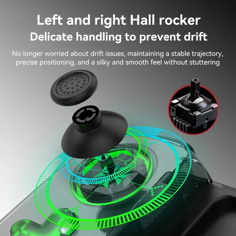 D7 gamepad Stretchable game controller supports six axis Android phone Bluetooth wireless gamecontroller supports switch/pc/ios