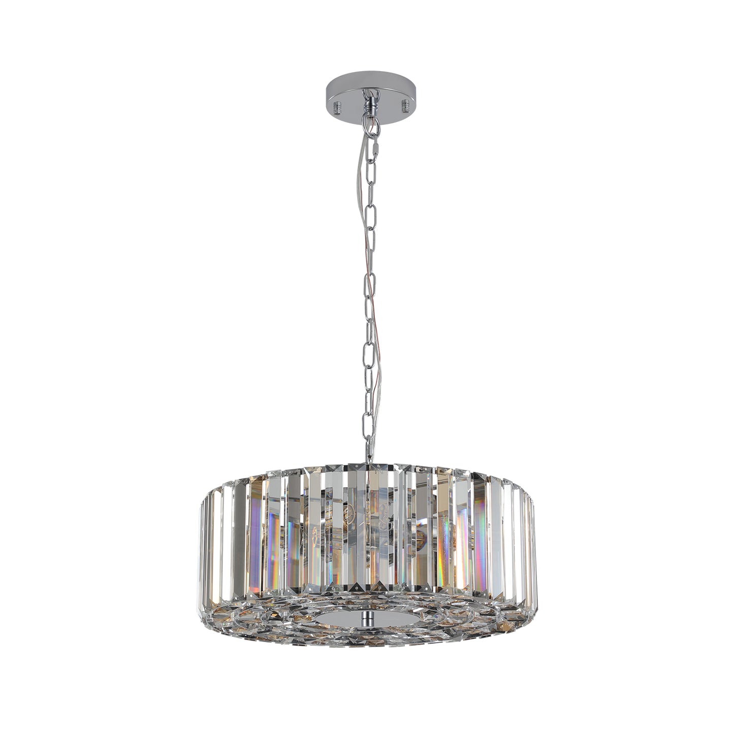 Modern Crystal Chandelier for Living-Room Round Cristal Lamp Luxury Home Decor Light  Fixture