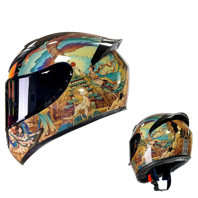 DOT Full Helmet Motorcycle Helmet Helm Helmet Outdoor Flip Up Riding Casco Moto Capacetes Helmets Unisex