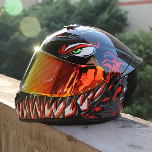 DOT Motorcycle Helmet Racing Motocross Helmets High quality Retro Sports Helmet Unisex Racing Full Face Up Motobike Moto Helmet