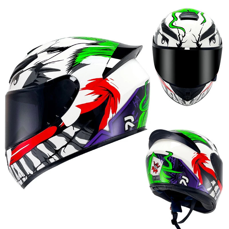 DOT Motorcycle Helmet Racing Motocross Helmets High quality Retro Sports Helmet Unisex Racing Full Face Up Motobike Moto Helmet