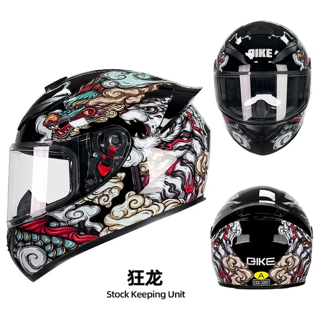 DOT Unisex Motorcycle Helmet Full Helmet Safety Modular Flip Helm Helmet Outdoor Flip Up Riding Casco Moto Capacetes Helmets