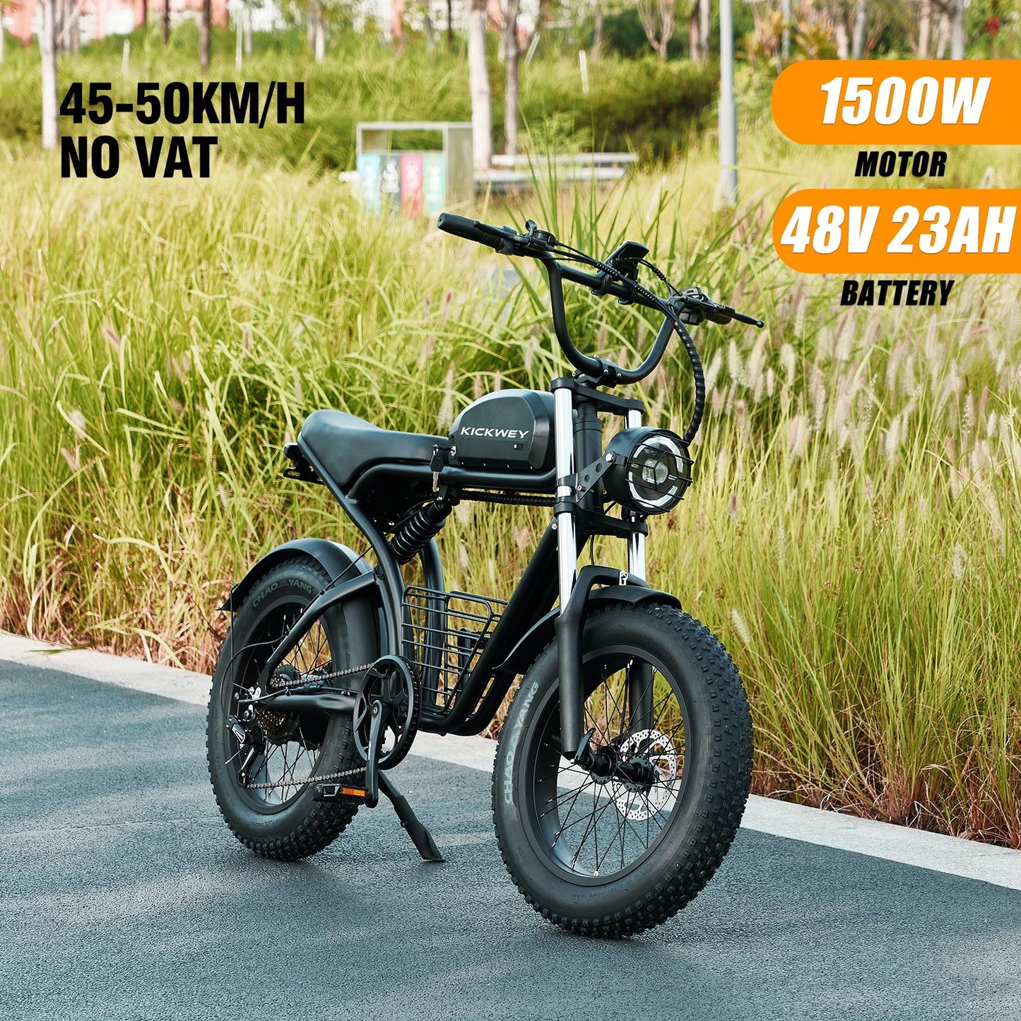 Electric Bike for Adults, 4.0Fat Tire Ebike 20" Electric Bike 2000W Electric Mountain Bike 48V/23Ah Removable Battery 31MPH tyre