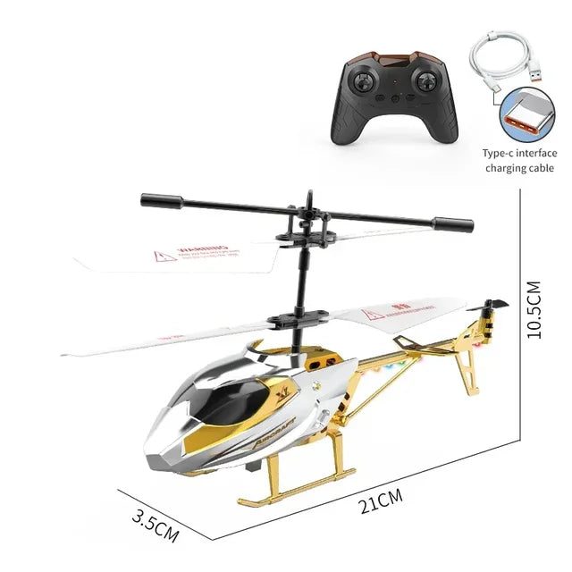 Electric Remote Control Helicopters Toys for Boys RC Airplanes Model Children Aircraft Quadcopter Kids Outdoor Fun Mini Drone