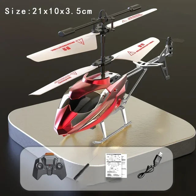 Electric Remote Control Helicopters Toys for Boys RC Airplanes Model Children Aircraft Quadcopter Kids Outdoor Fun Mini Drone