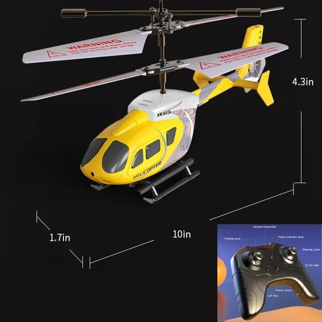 Electric Remote Control Helicopters Toys for Boys RC Airplanes Model Children Aircraft Quadcopter Kids Outdoor Fun Mini Drone