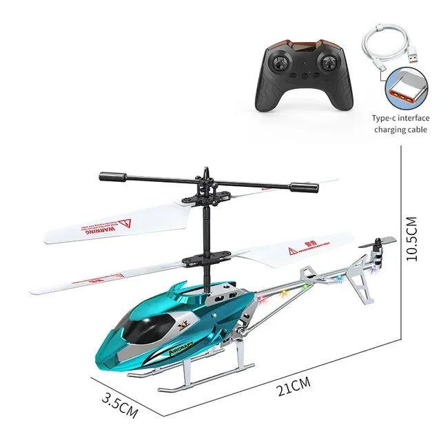 Electric Remote Control Helicopters Toys for Boys RC Airplanes Model Children Aircraft Quadcopter Kids Outdoor Fun Mini Drone