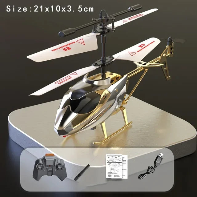 Electric Remote Control Helicopters Toys for Boys RC Airplanes Model Children Aircraft Quadcopter Kids Outdoor Fun Mini Drone