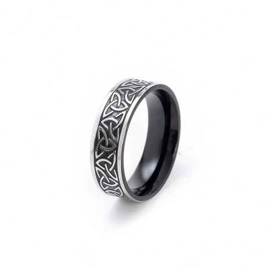 European New Design Viking Words Ring Titanium Steel Personality Rings For Gentleman Jewelry