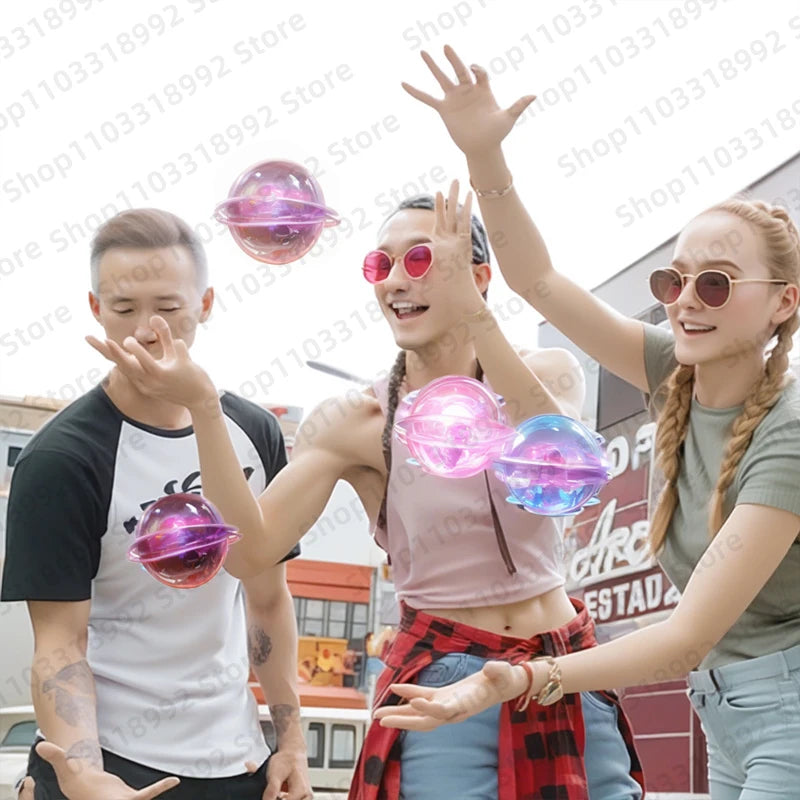 Flying Ball Boomerang Fly Orb Magic With LED Lights Drone Hover Ball Fly Nova Orb Flying Spinner Children Toys Christmas Gifts