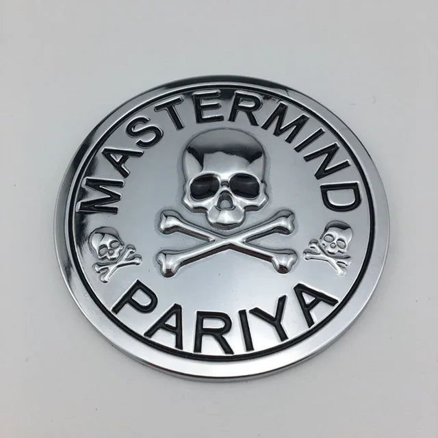 For the Modification of Harley Davidson MASTERMIND PARIYA Motorcycles 3D Metal Personalized Logo Emblem Badge Car Sticker Decals