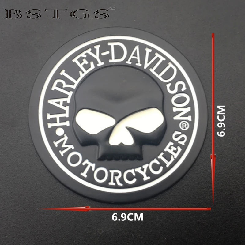 For the Modification of Harley Davidson MASTERMIND PARIYA Motorcycles 3D Metal Personalized Logo Emblem Badge Car Sticker Decals