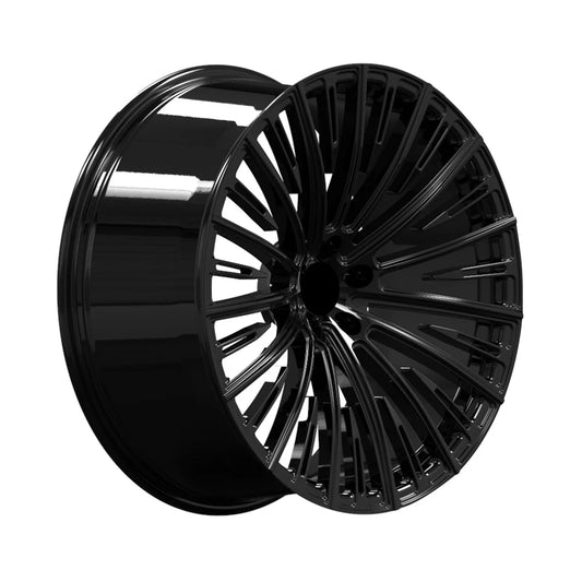 Forged 16 17 18 19 20 21 22 Passenger Car Alloy Wheel Rim Gloss Black Full Coating 5x112 Wheels  Inch for  XM