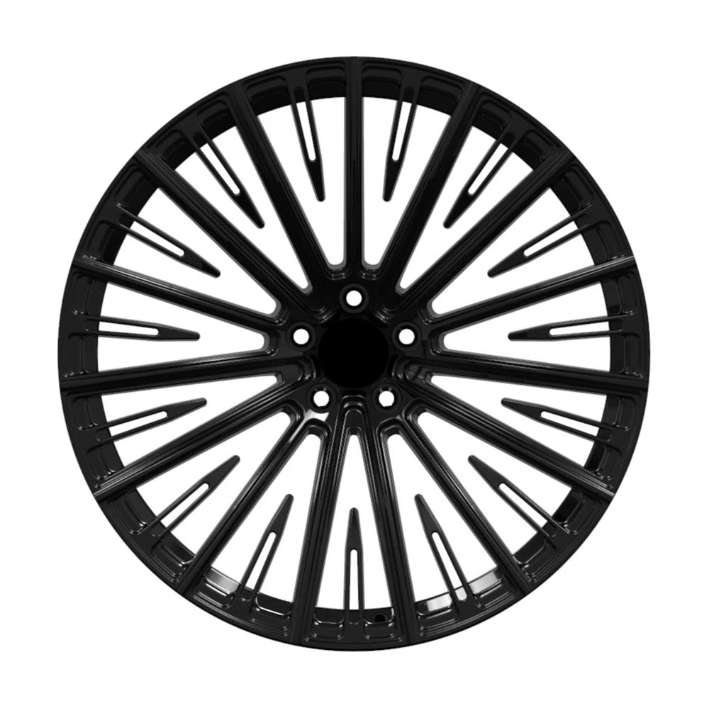 Forged 16 17 18 19 20 21 22 Passenger Car Alloy Wheel Rim Gloss Black Full Coating 5x112 Wheels  Inch for  XM