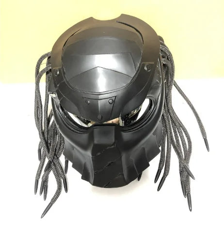 Full Cover Predator Helmet Motorcycle Helmet Cool with LED Light