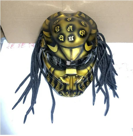 Full Cover Predator Helmet Motorcycle Helmet Cool with LED Light