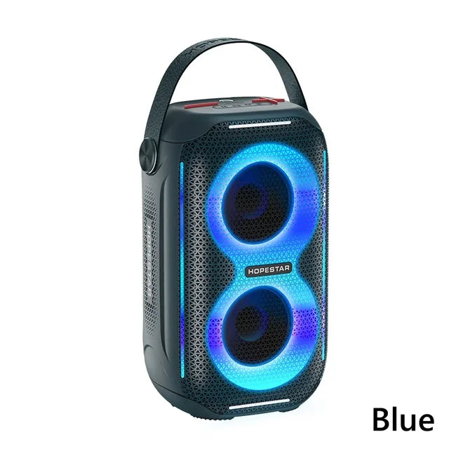 HOPESTAR Party 200 Mini Caixa De Som Bluetooth Speaker Portable RGB Light Waterproof Column TWS Stereo Subwoofer Music Center TF