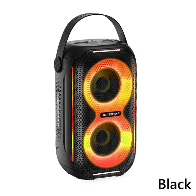 HOPESTAR Party 200 Mini Caixa De Som Bluetooth Speaker Portable RGB Light Waterproof Column TWS Stereo Subwoofer Music Center TF