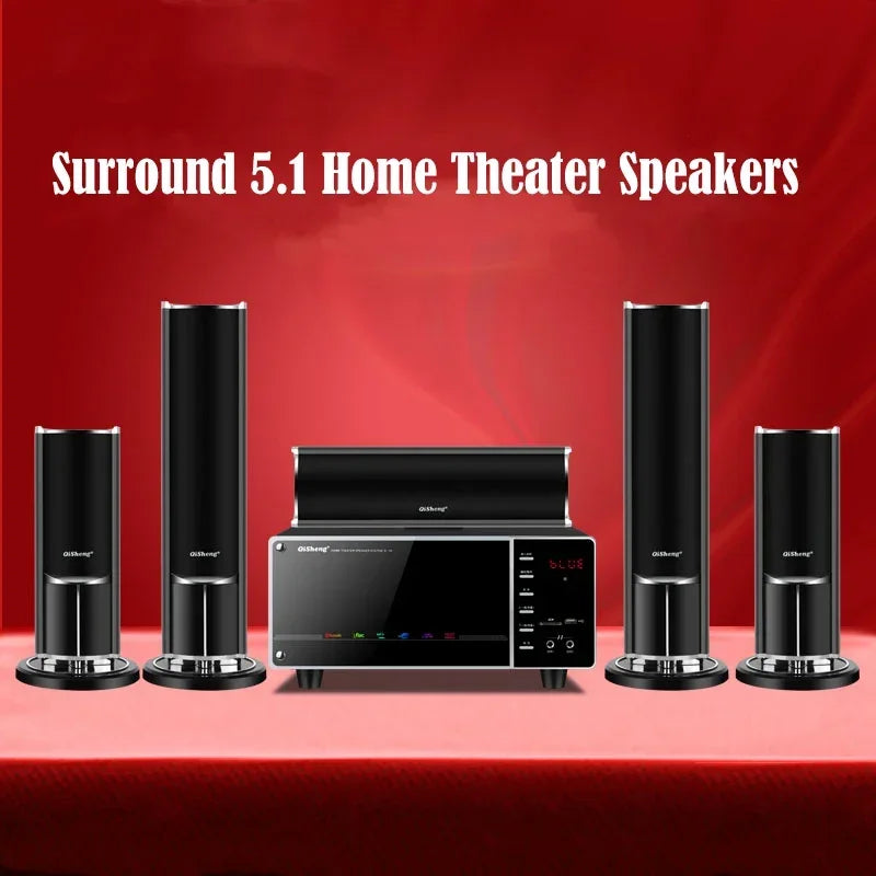 Home TV Bluetooth 1000W high-power speaker set for living room KTV surround sound subwoofer 5.1 Home Theater Music Center