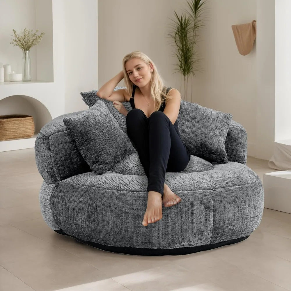 Super soft Bean Bag Chair, with Pillows!