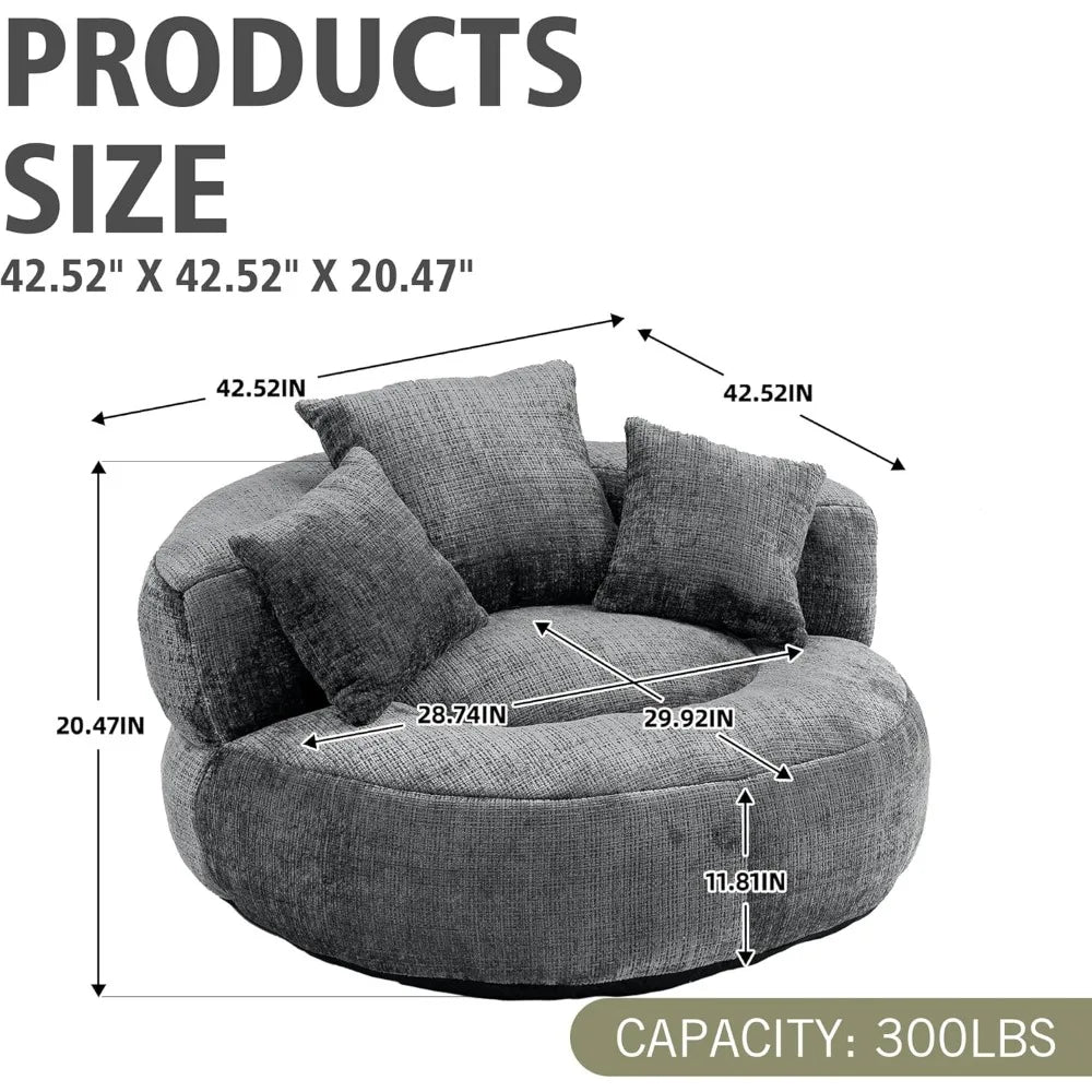 Super soft Bean Bag Chair, with Pillows!