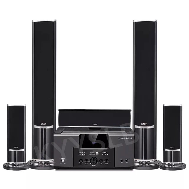 KYYSLB 5.1 Home Theater Sound System Audio Set Living Room Home Amplifier Speaker Audio 3d Surround TV K Song Speaker Column